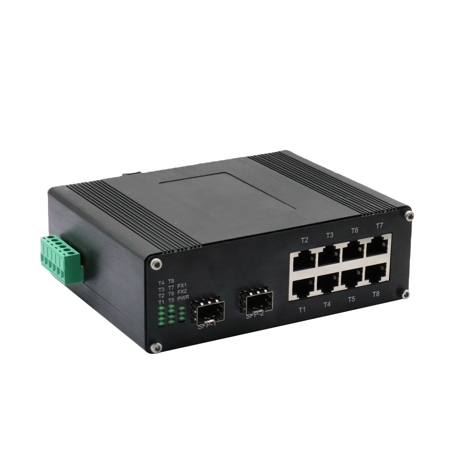 Ethernet Switch 8 Port - OEM Industrial 8 Port 10/100/1000T 802.3bt