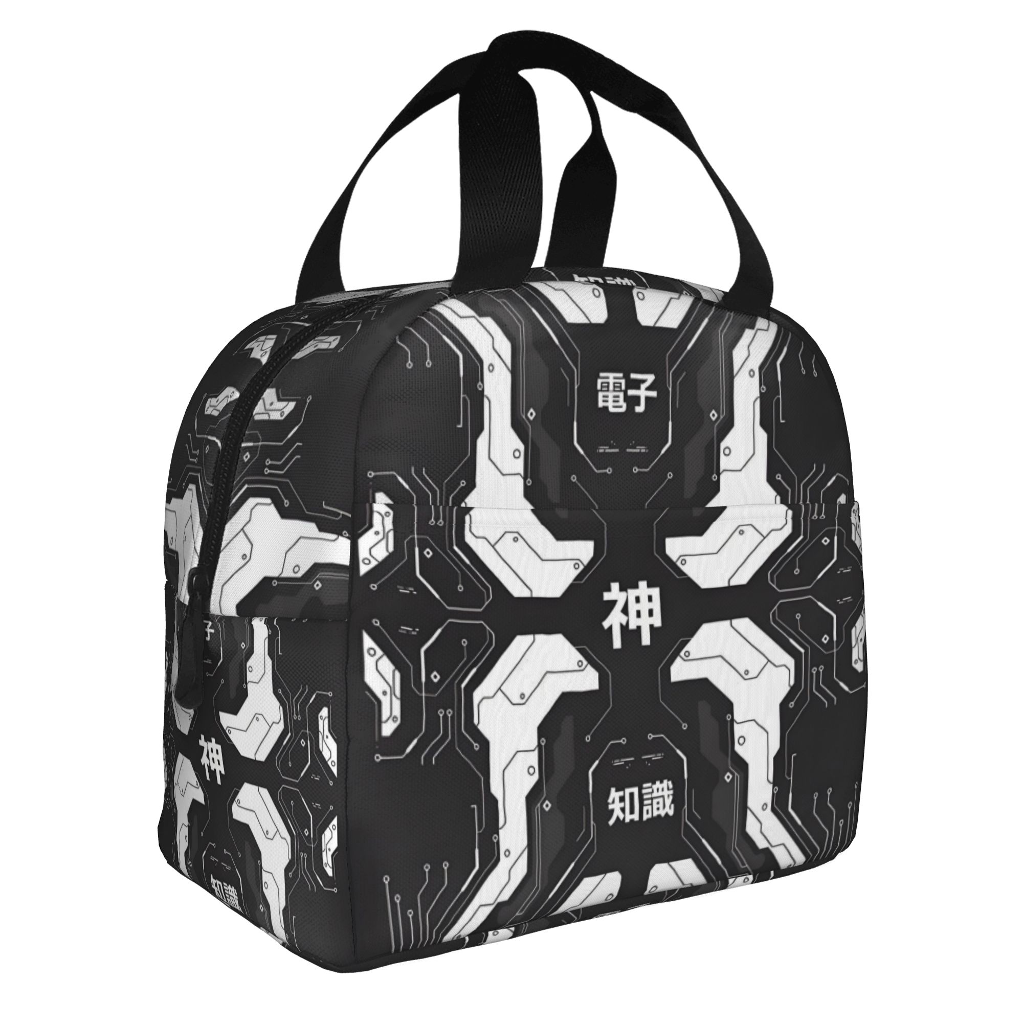 Office Tech Bag - Custom Cyberpunk Japanese Lunch Bag Men