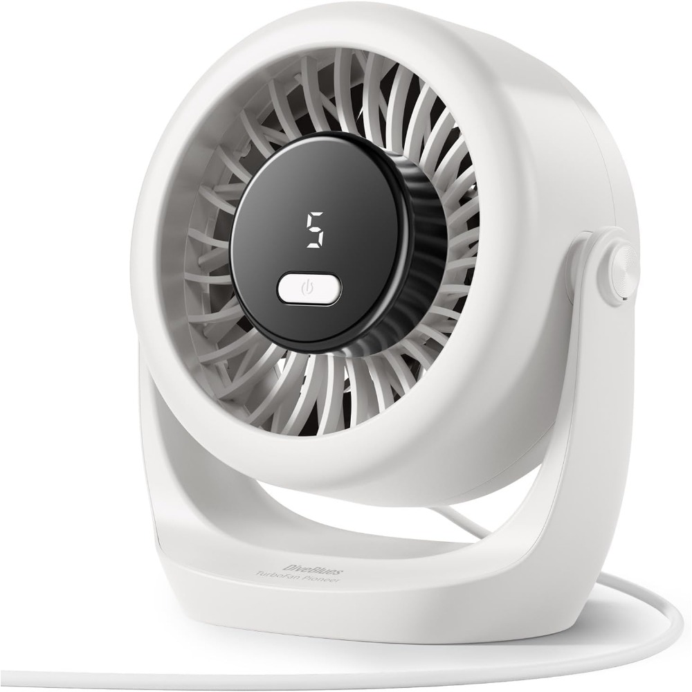 Office Productivity Tech - USB Desk Turbo Fan, Ultra-Quiet Mini