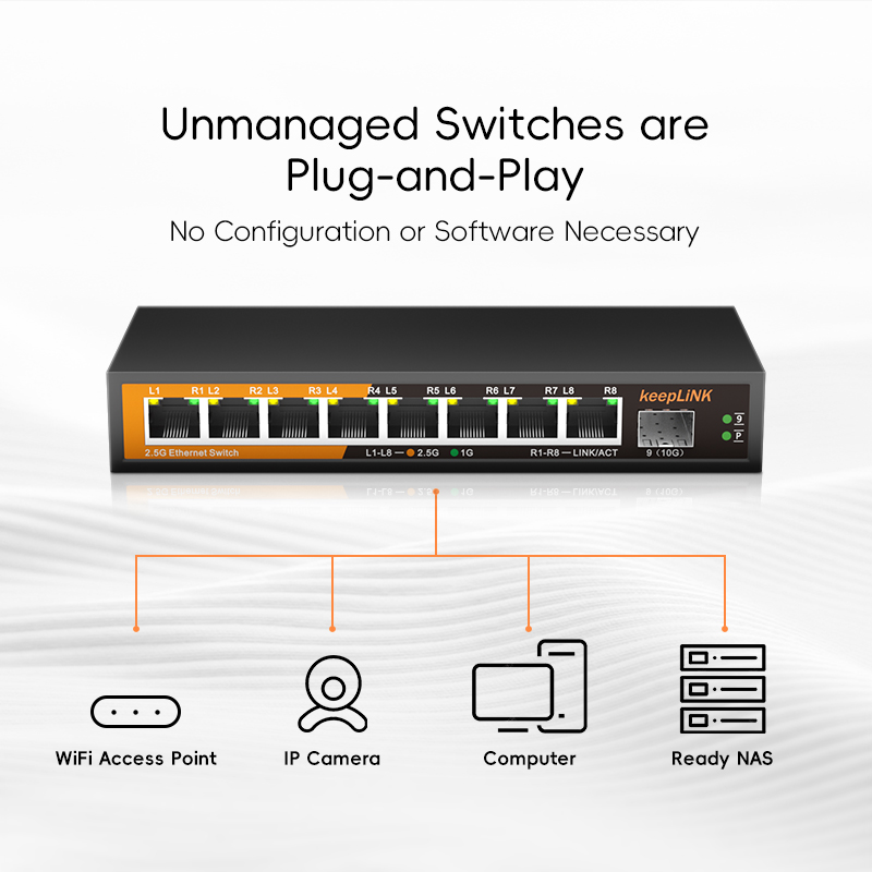 KeepLiNK 8-Port 2.5Gbps Ethern - Ethernet Switch 8 Port 评论和价格