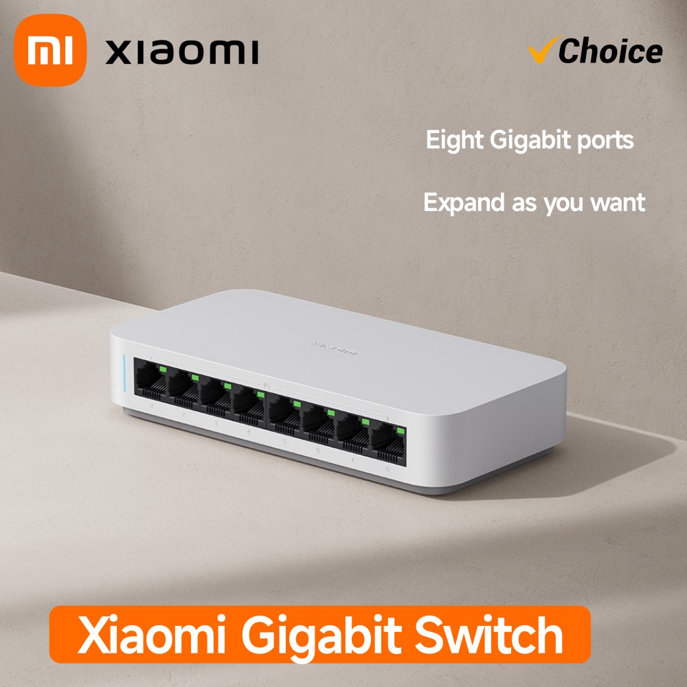 Origina Xiaomi Gigabit Etherne - Ethernet Switch 8 Port 评论和价格
