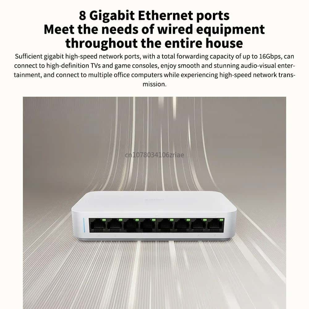 Origina Xiaomi Gigabit Etherne - Ethernet Switch 8 Port 评论和价格