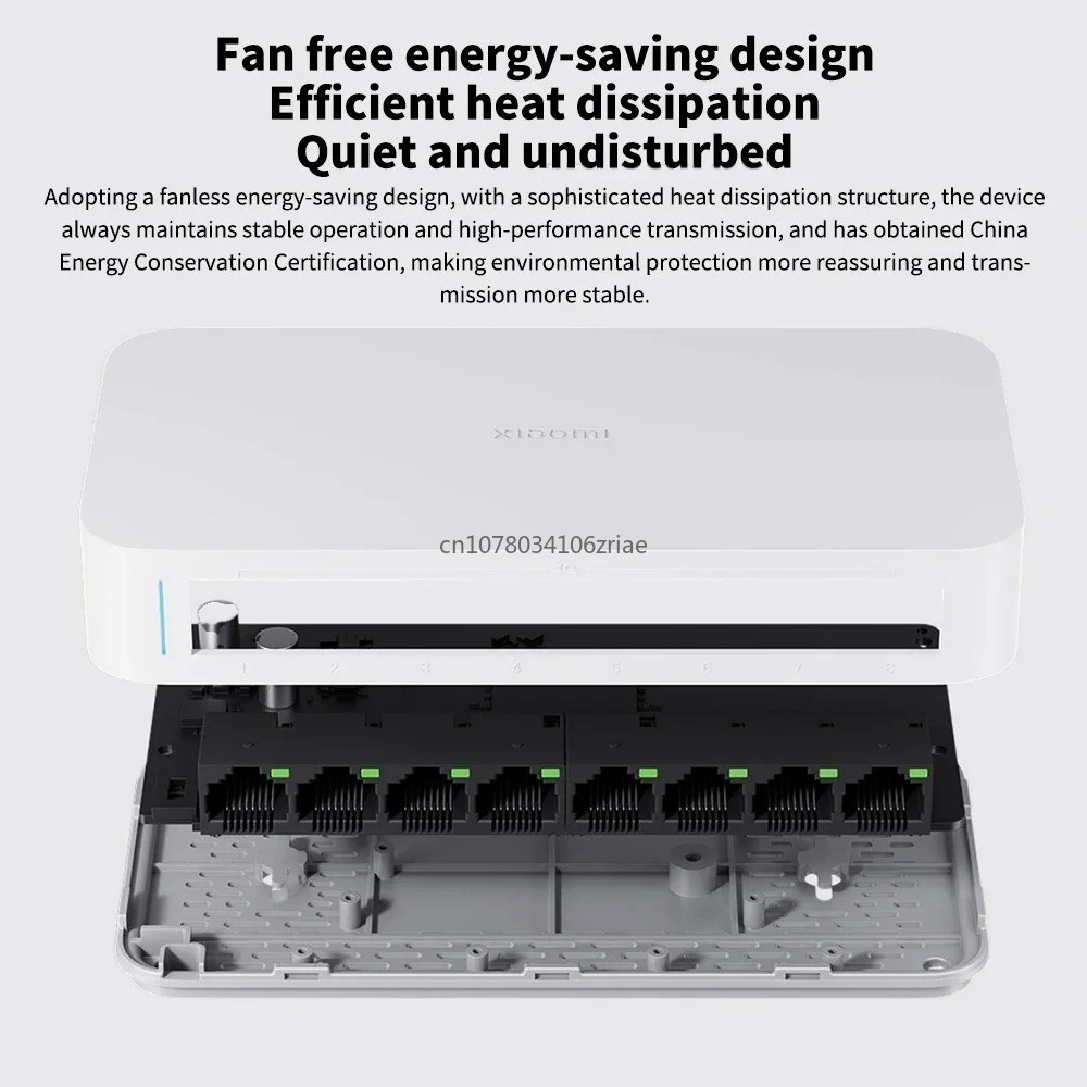 Origina Xiaomi Gigabit Etherne - Ethernet Switch 8 Port 评论和价格