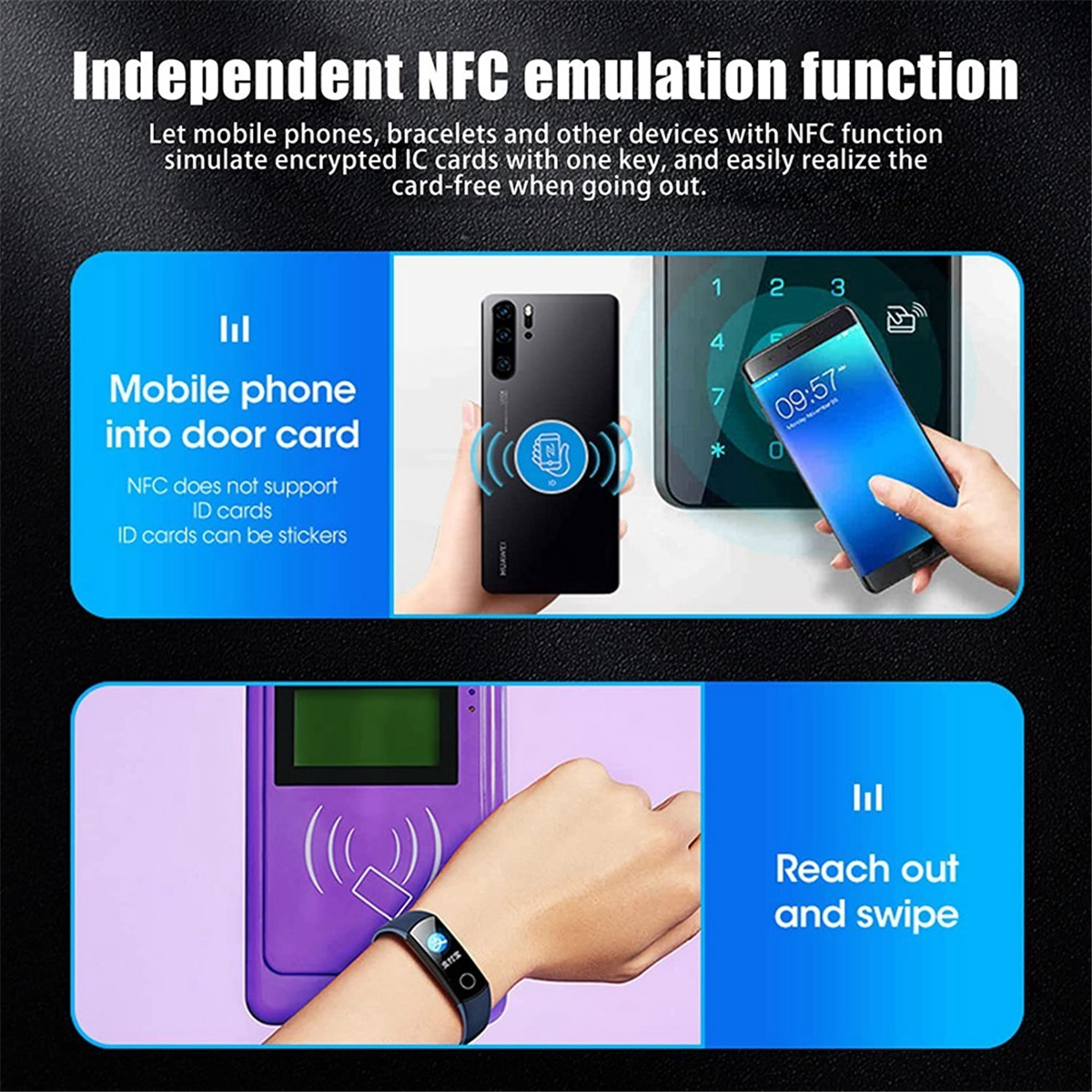 A06K NFC RFID Card Copier Read - Smart Card Reader 评论和价格