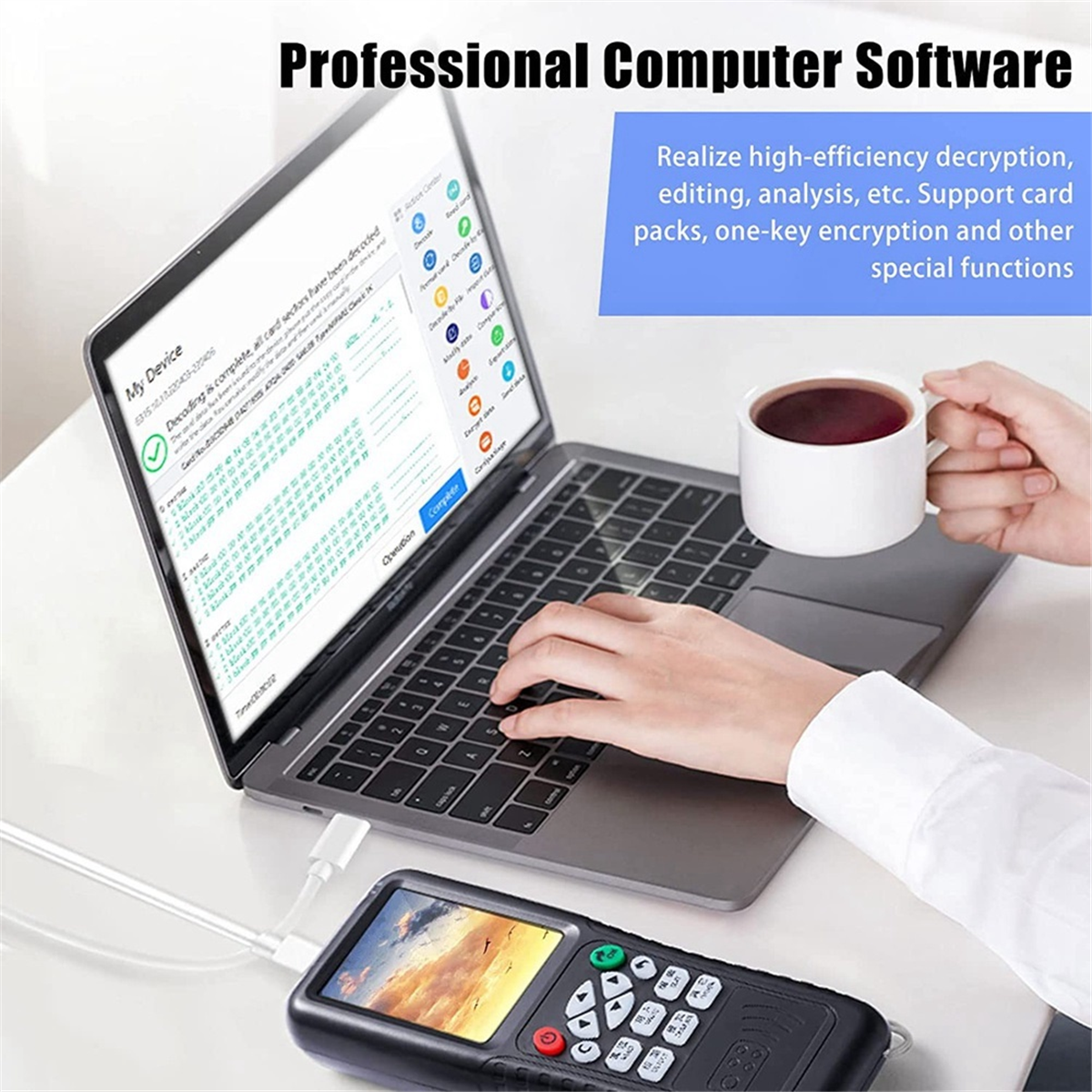 A06K NFC RFID Card Copier Read - Smart Card Reader 评论和价格