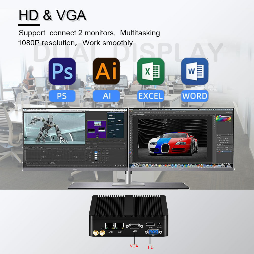 Intel Celeron J6412 N2930 J190 - Thin Client Mini Pc 评论和价格