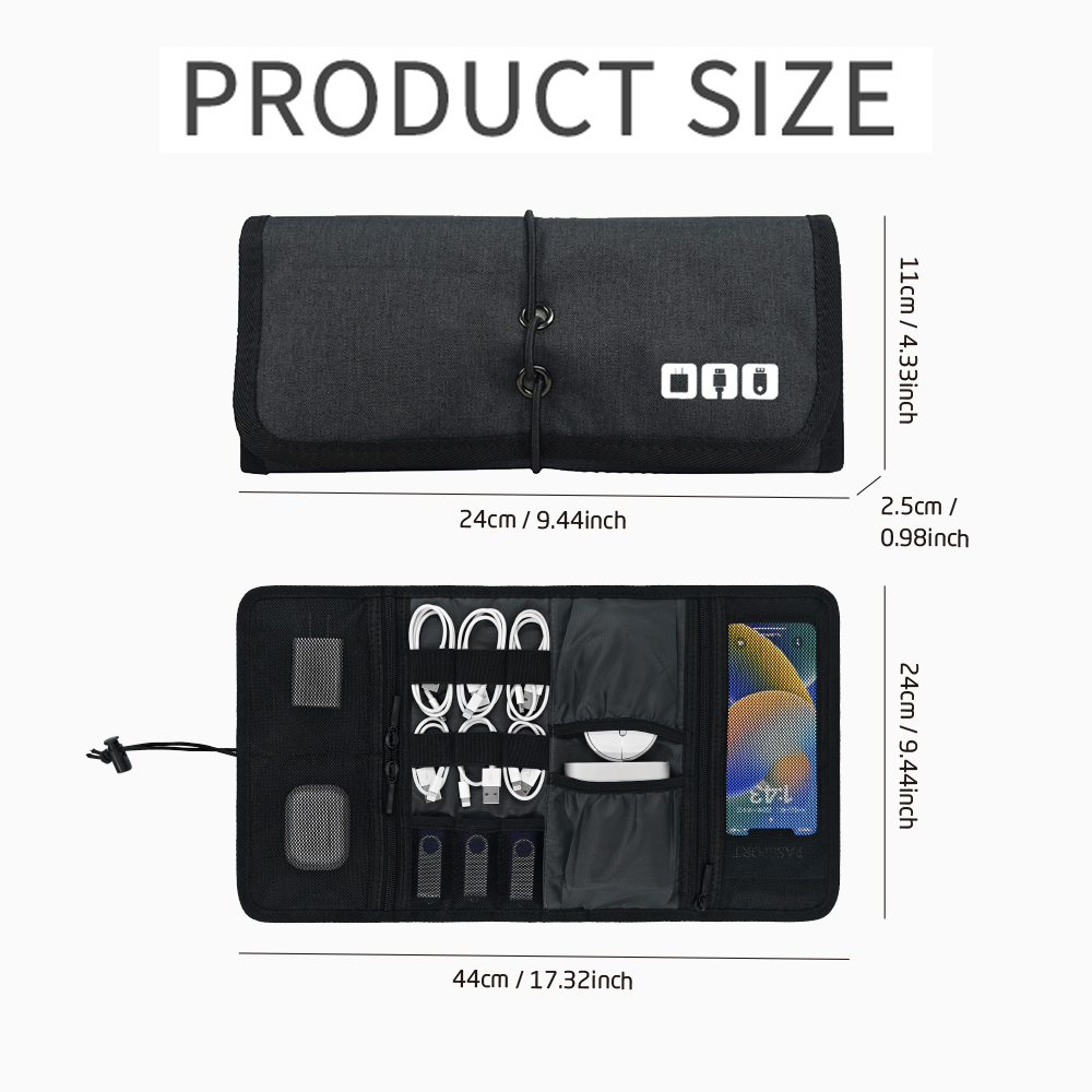 Tech Organizer Bag Cable Stora - Office Tech Bag 评论和价格