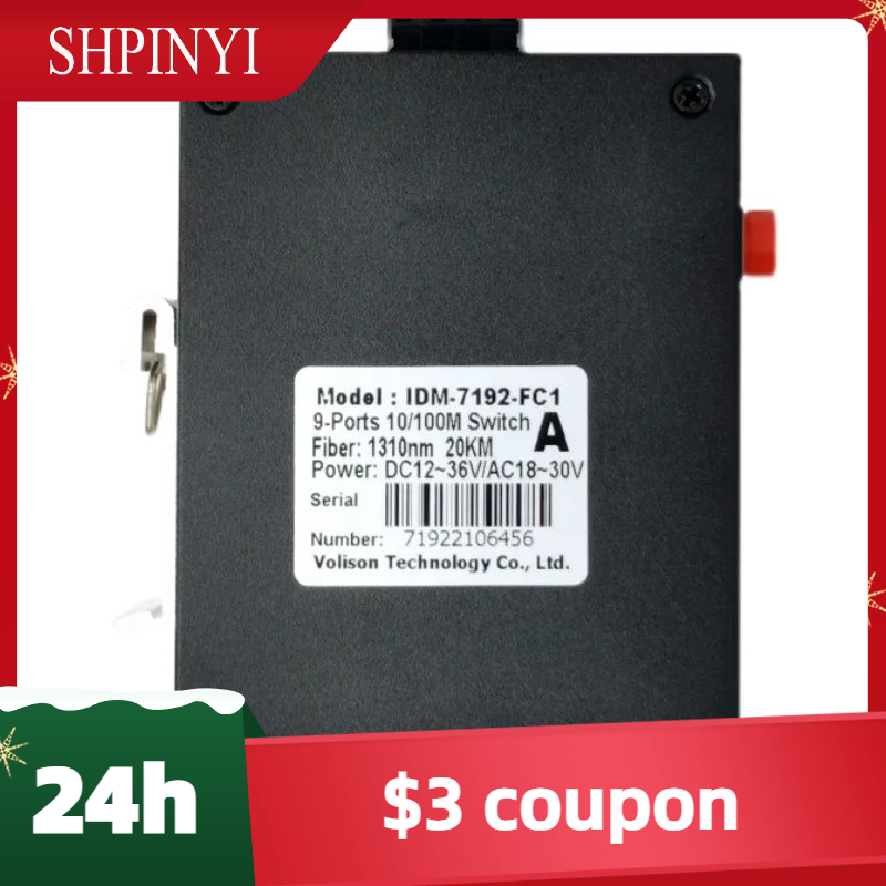 IDM-7192-FC1 DIN Rail 9-Port I - Ethernet Switch 8 Port 评论和价格