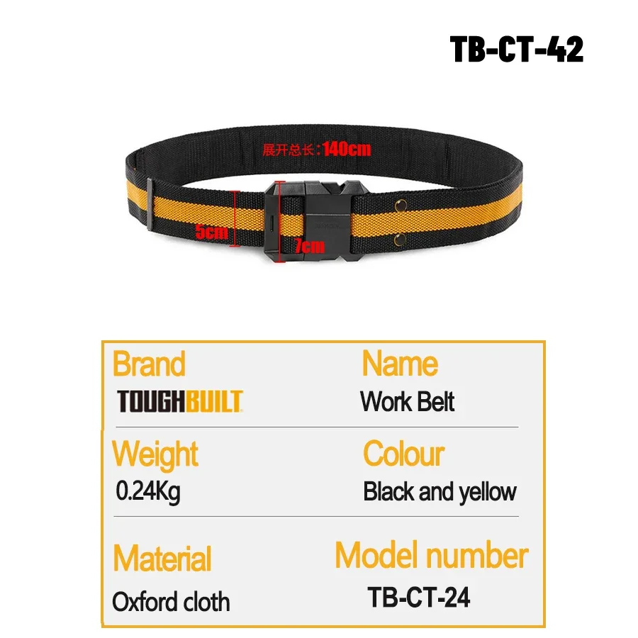 ToughBuilt TB-CT-42 Work Belt  - Office Tech Bag 评论和价格