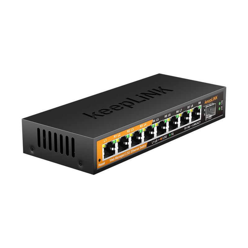 KeepLiNK 8-Port 2.5GbE Managed - Ethernet Switch 8 Port 评论和价格