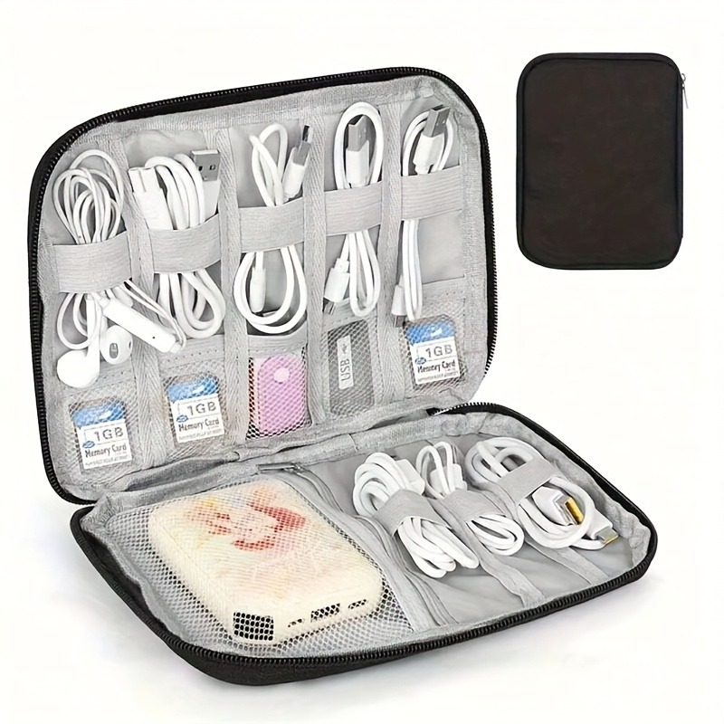 Multi-Pocket Travel Cable Orga - Office Tech Bag 评论和价格