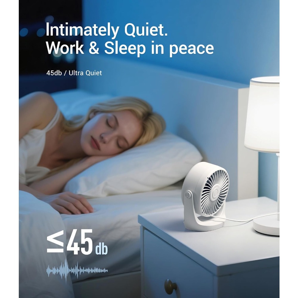 USB Desk Turbo Fan, Ultra-Quie - Office Productivity Tech 评论和价格