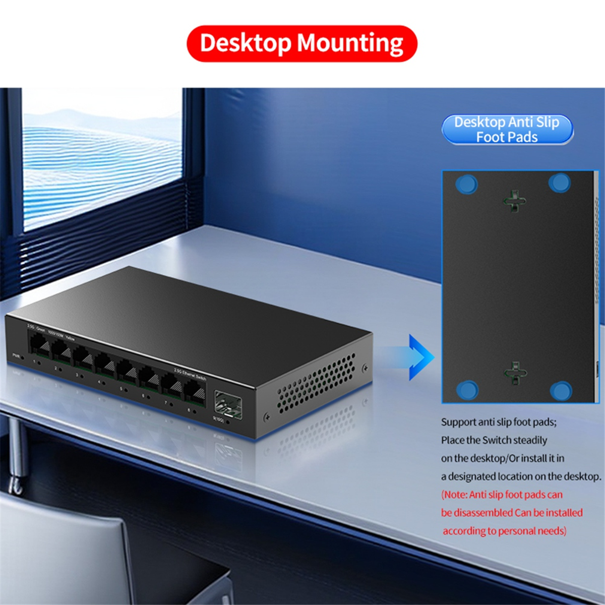 MARQ 2.5Gb 8 Port Network Swit - Ethernet Switch 8 Port 评论和价格