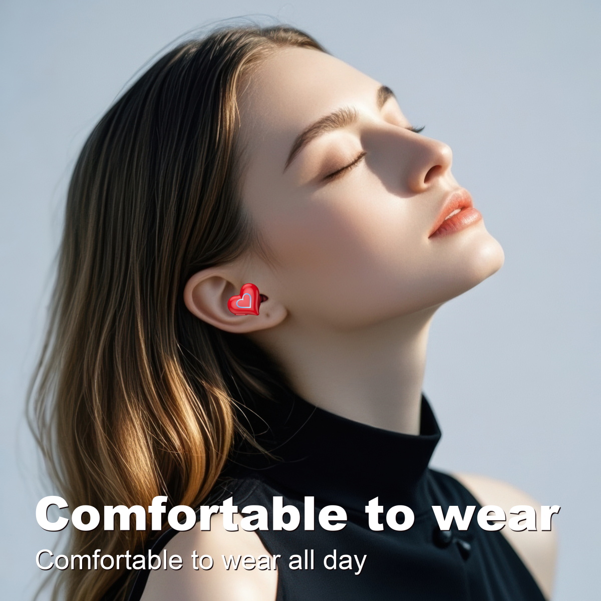 New heart shaped wireless blue - Office Work Tech 评论和价格